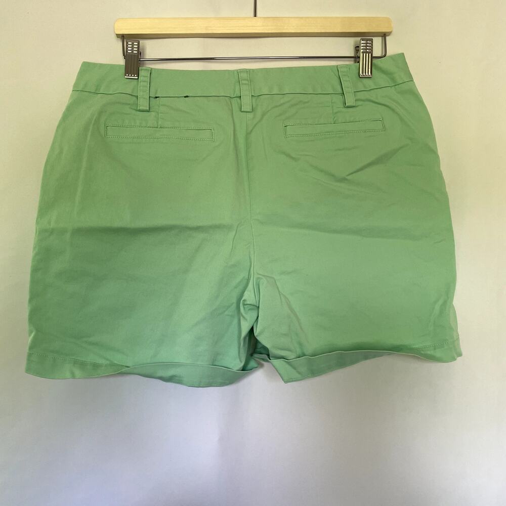 Lands' End Green‎ Mint Summer Shorts - Women's Size 12P - Picture 7 of 7